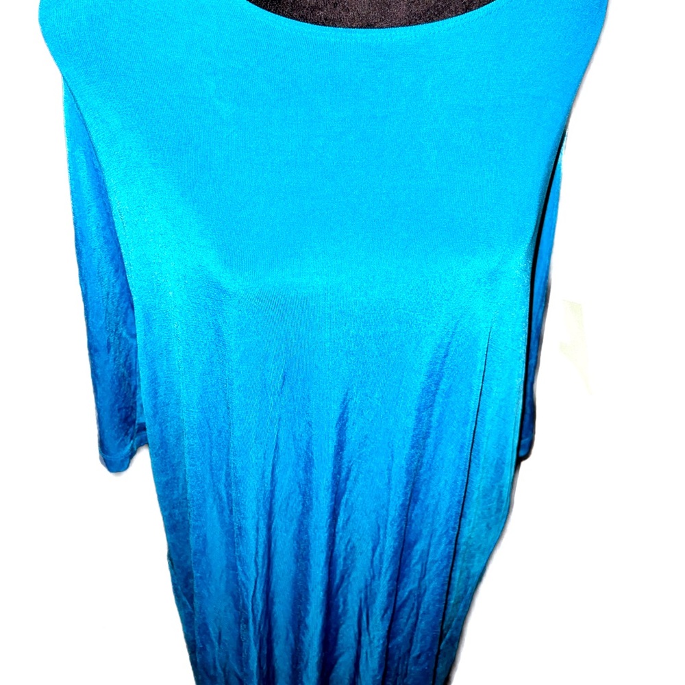 Blue spandex dress very stretchy